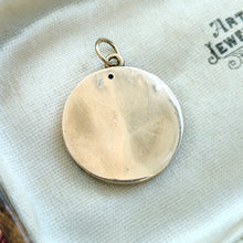 Load image into Gallery viewer, Antique 15ct Gold Banded Agate Pendant back