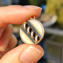 Load image into Gallery viewer, Antique 15ct Gold Banded Agate Pendant in hand