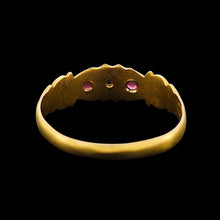 Load image into Gallery viewer, Edwardian 15ct Gold Ruby and Diamond Ring | Hallmarked Chester 1902