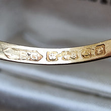 Load image into Gallery viewer, Vintage 18ct Gold Moonstone and Diamond Cluster Ring hallmark Birmingham 1964