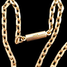 Load image into Gallery viewer, Antique Solid 9ct Gold 18.8" Trace Link Chain | 9.7 grams