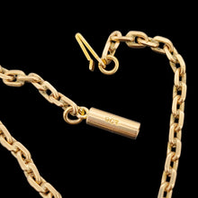 Load image into Gallery viewer, Antique Solid 9ct Gold 18.8" Trace Link Chain | 9.7 grams