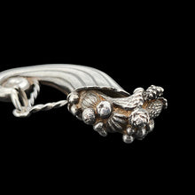 Load image into Gallery viewer, Vintage Solid Sterling Silver Cornucopia Charm Pendant