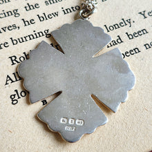 Load image into Gallery viewer, Victorian Sterling Silver Fob Medal, Birmingham 1899, with Chain