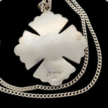 Load image into Gallery viewer, Victorian Sterling Silver Fob Medal, Birmingham 1899, with Chain