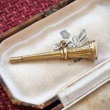 Load image into Gallery viewer, Antique 9ct Gold Cased Watch Winding Key in box