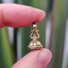 Load image into Gallery viewer, Antique Miniature Carnelian Anchor and Lyre Fob Seal in hand
