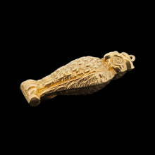 Load image into Gallery viewer, Vintage 9ct Gold Owl Charm | Hallmarked Birmingham 1989

