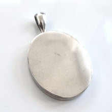 Load image into Gallery viewer, Antique Silver Engraved Oval Locket
