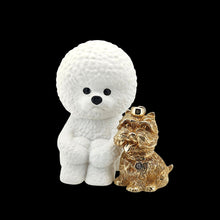 Load image into Gallery viewer, 9ct Yellow Gold Terrier Dog Diamond Pendant
