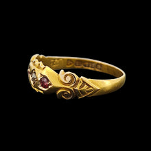 Load image into Gallery viewer, Edwardian 15ct Gold Ruby and Diamond Ring | Hallmarked Chester 1902
