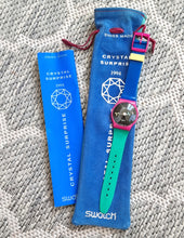 Load image into Gallery viewer, Vintage Swatch 1994 &quot;Crystal Surprise&quot; GZ129 With Original Pouch
