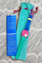 Load image into Gallery viewer, Vintage Swatch 1994 &quot;Crystal Surprise&quot; GZ129 With Original Pouch
