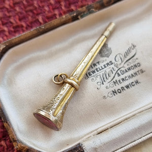 Antique 9ct Gold Cased Watch Winding Key in box