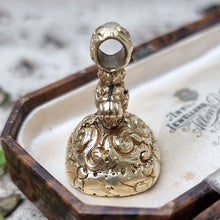 Load image into Gallery viewer, Victorian Gold Cased Bloodstone Fob Seal | Initials in box
